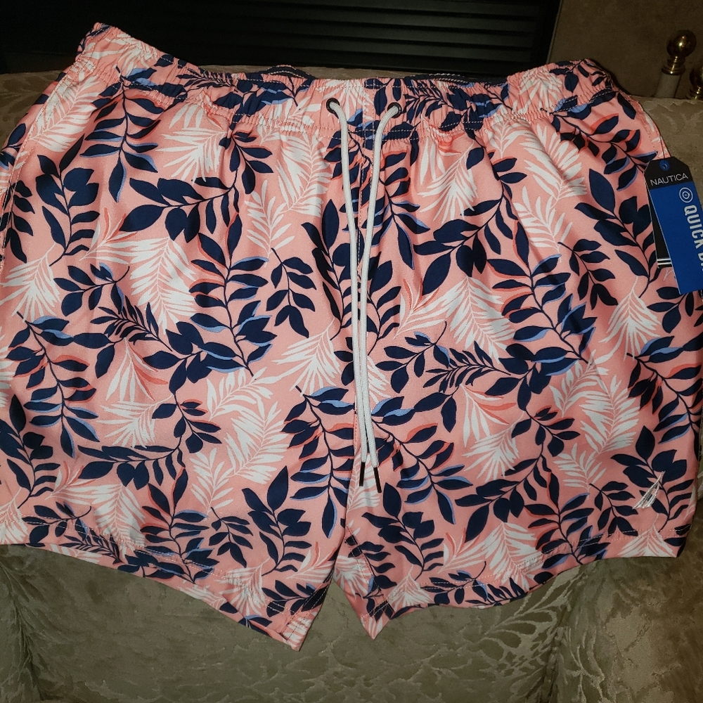 Nautica quick dry swim Trunks new size lg
